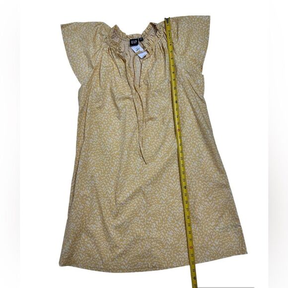 GAP Printed Tie-Front Flutter Sleeve Dress SIZE XXS‎ - Picture 5 of 12